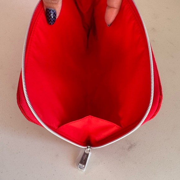 Christian Dior Red Makeup Pouch/Clutch - Picture 9 of 10